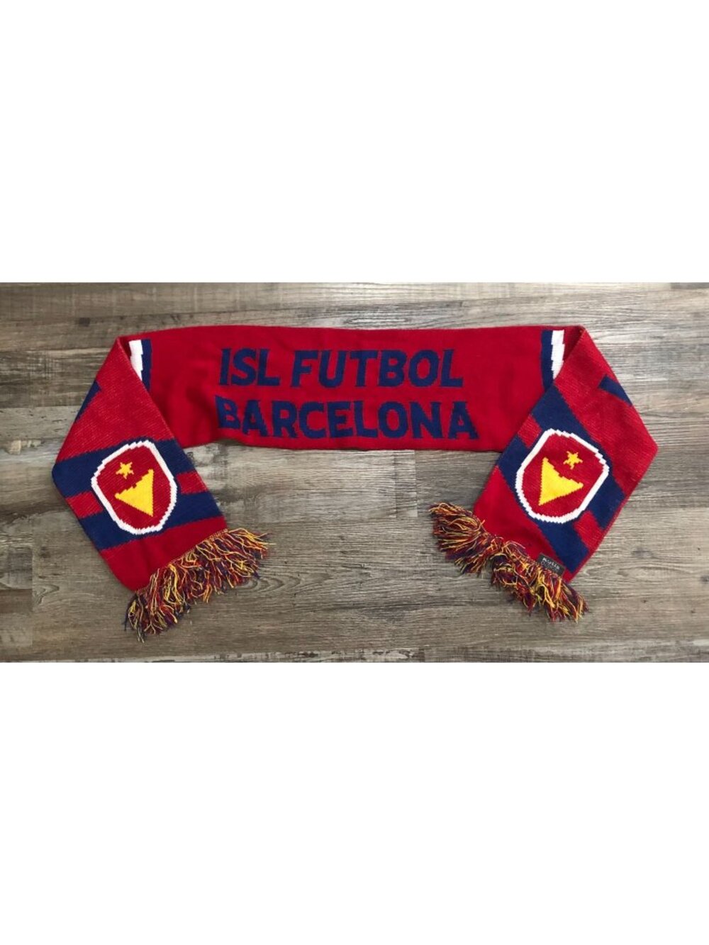 ​FC Barcelona Scarf Official FCB Soccer Football Knit Barça Blaugrana Scarf